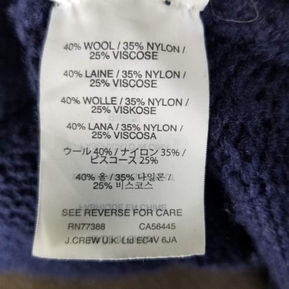 J. CREW- Mens Medium Crewneck Sweater- Super Soft- Blue - Picture 6 of 7